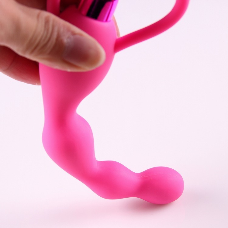 Wholesale Female Sex Toy Pussy Massager Vibrating Silicone Anal Plug