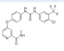 99.0% Purity Pharmaceutical Raw Materials Sorafenib (CAS 284461-73-0)