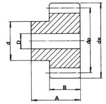 Stainless Steel Worm Drive Gear and Brass Transmission Spur Gear