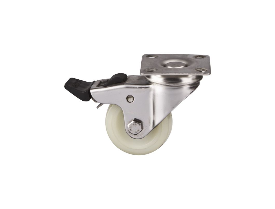 Stainless Steel Light Duty Swivel Nylon Caster