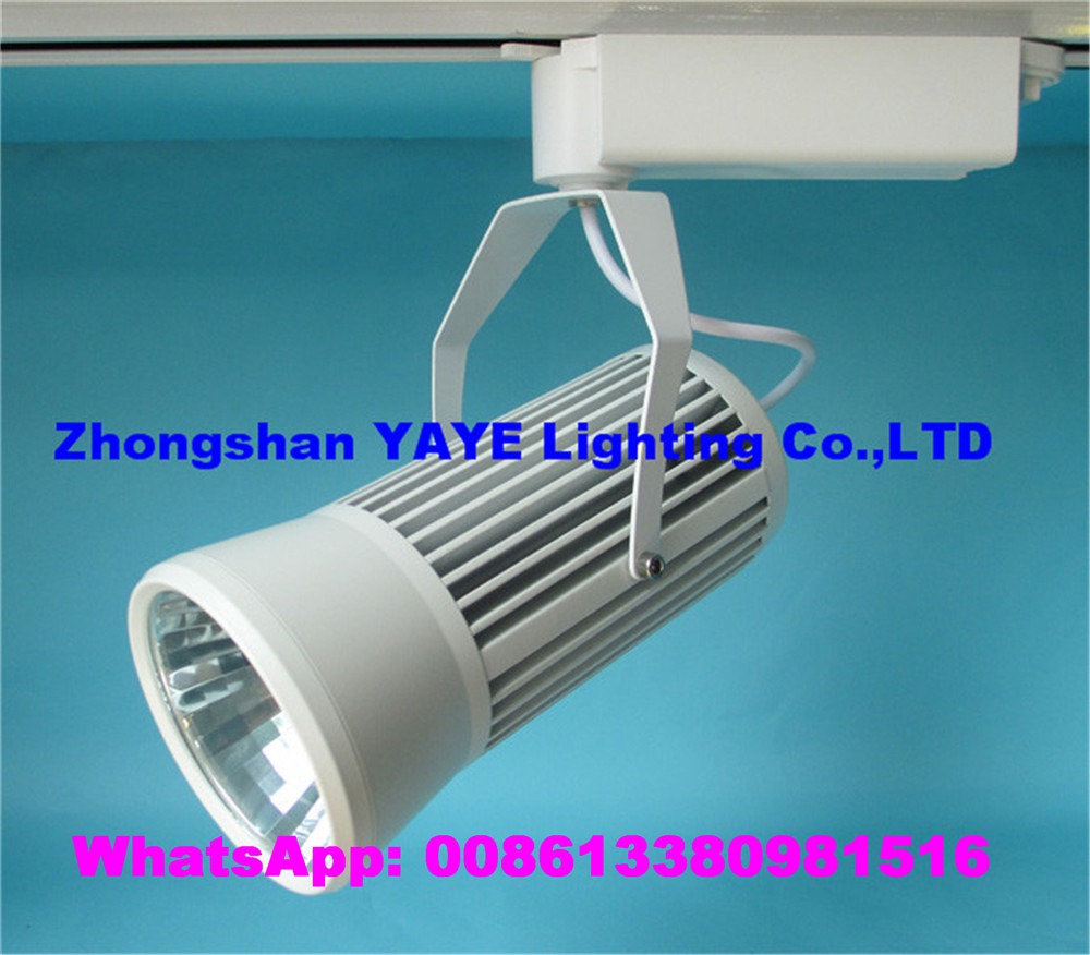 Yaye 18 Hot Sell Ce /RoHS Approved 2/3/4-Wires 10W/20W/30W/40W/50W COB LED Track Light Lamp / Track LED Light with 2/3 /5 Years Warranty