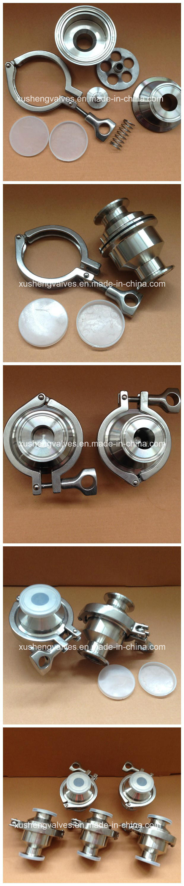 Dn65 Stainless Steel SS304 SS316L Sanitary One-Way Check Valves