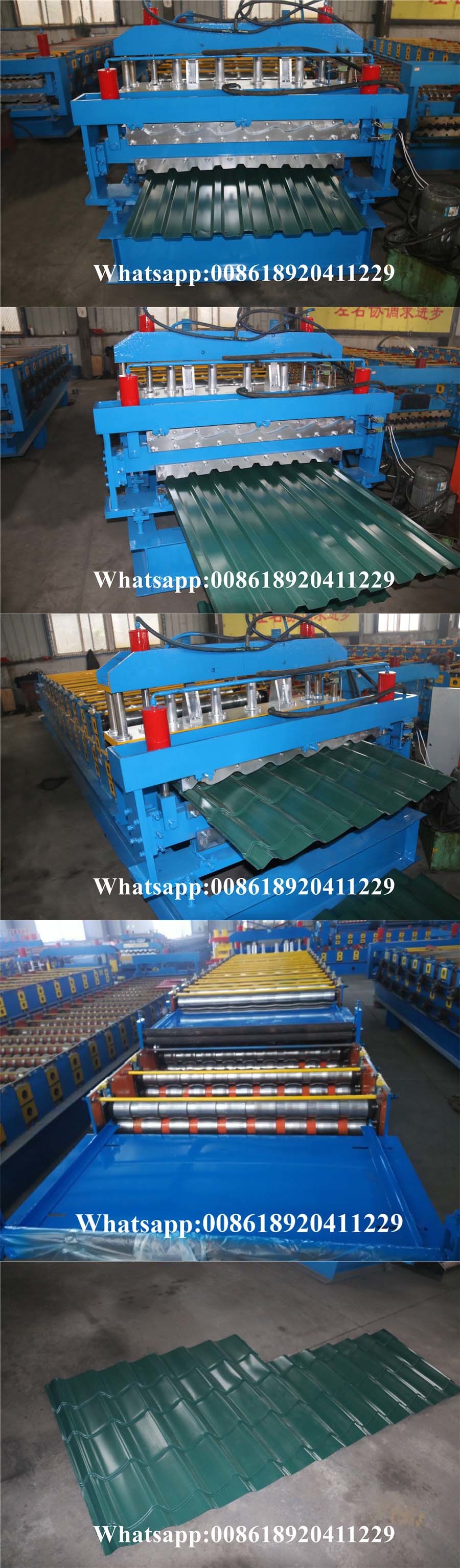Steel Structure Double Layer Matel Roof Panel Machine