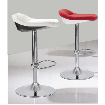 Modern Fabric Lifting Barstool Bar Chair with Metal Base