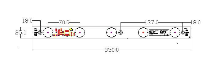 DC 24V Aluminum LED Rigid Bar with Lens