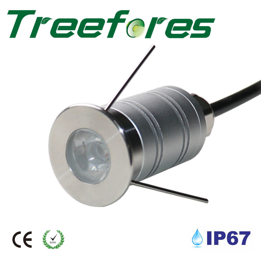 1W IP67 18mm 12V CREE Mini LED Down Light for Sauna Bathroom Spot Lighting