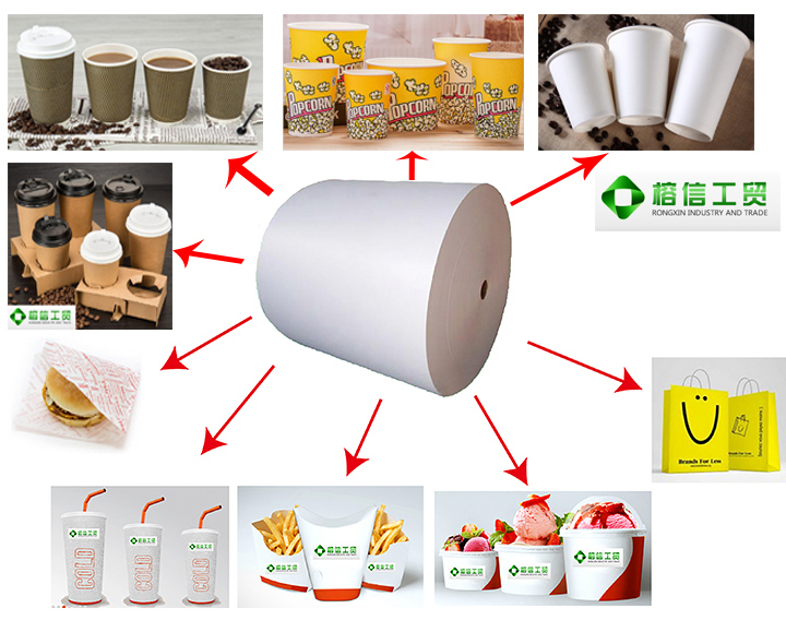 Water-Based Grease Proof Paper, Burger Warpping Paper, Grease Food Packaging Paper