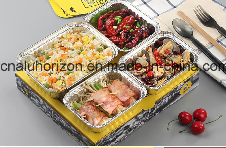 Disposable Aluminum Foil Tray with Lid