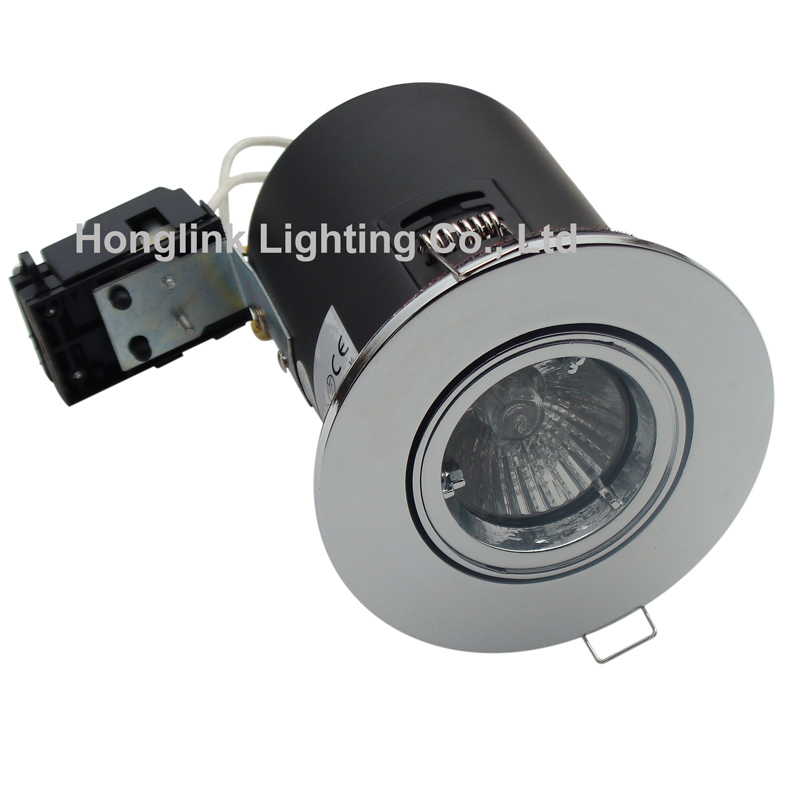 5W COB/SMD LED Bulb Chrome Tilt LED Fire Rated Downlight