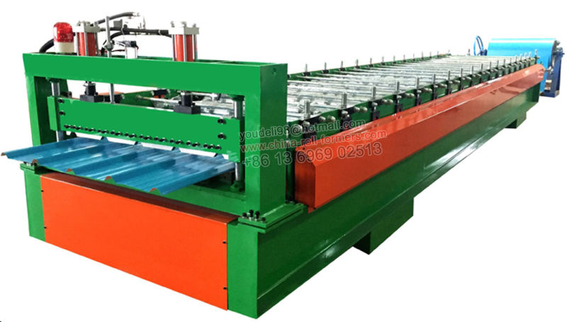 Trapezoidal Metal Wall Panel and Roofing Roll Forming Machine