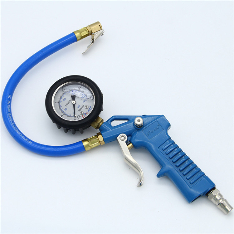 Automotive Air Tyre Tire Inflator Hose Dial Gauge 220psi Cars Trucks