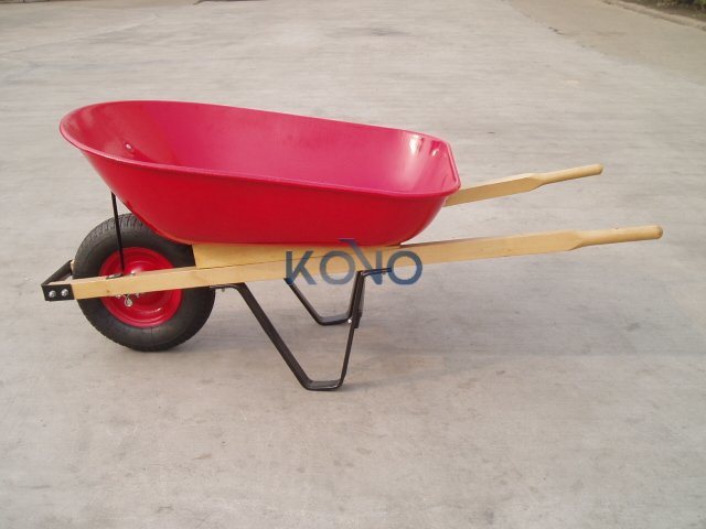 6cbf Wheel Barrow with Wooden Handles