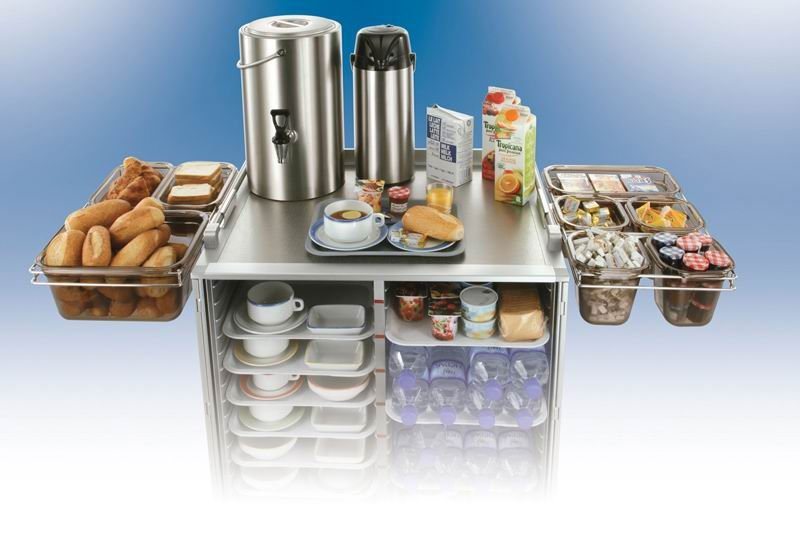 Thr-FC003 Hospital Electric Heating Dinner Trolley