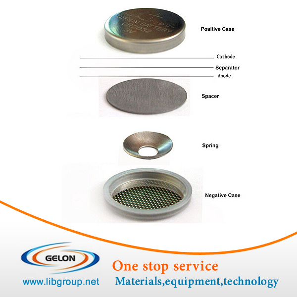 Cr2032 Coin Cell Cases with Spring and Spacer