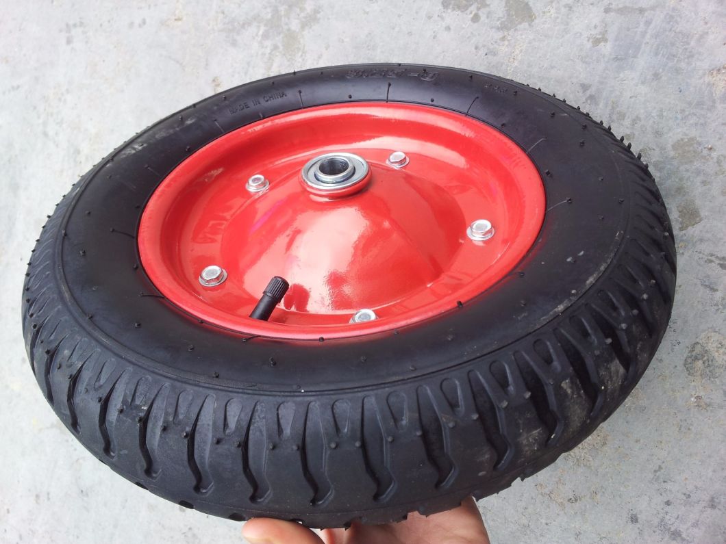 350/400-8plastic Rim Air Rubber Wheel