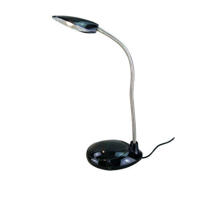 Ce RoHS Flexible 3W Black Table Lamp for Hotel Office