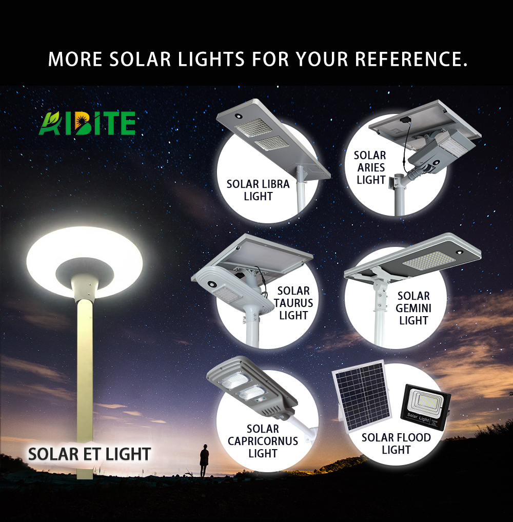 15W/20W/30W/40W/50W/60W/80W/100W/120W Solar Outdoor Motion Sensor All-in-One/Integrated LED Street Garden Light