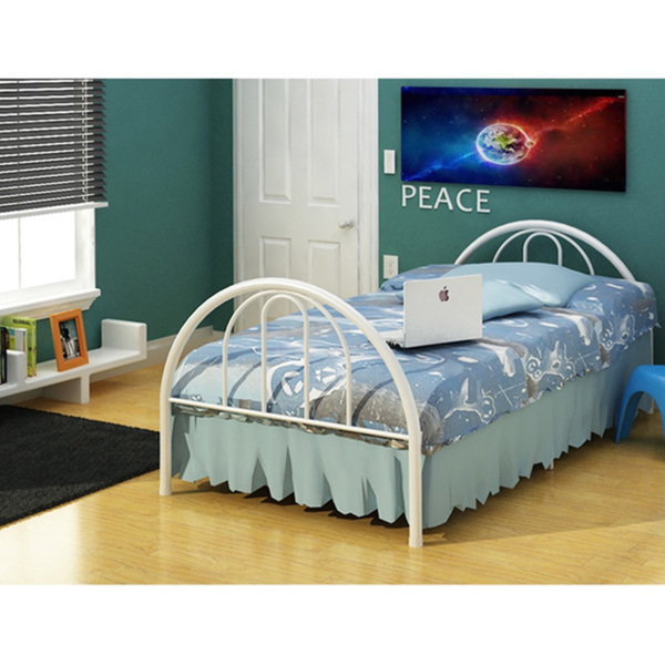 Steel Single Bed/ Mordern Metal Bed/ Children Colored Single Bed