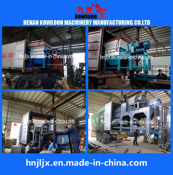 Used Paper Recycling Machine Paper Pipe Shredding Machine