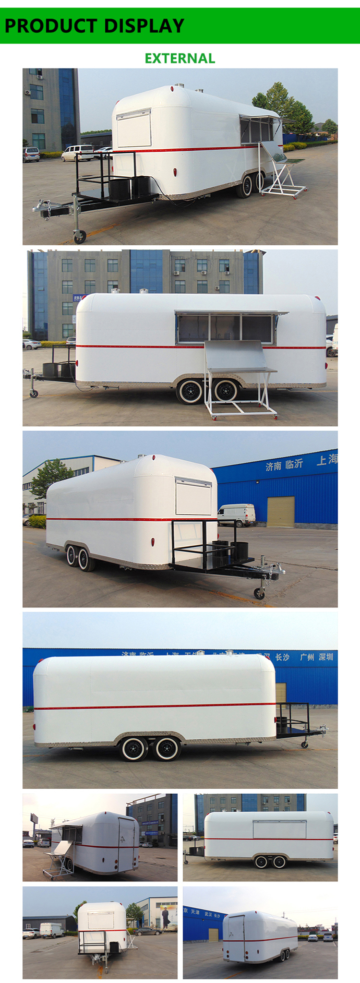 2018 New Design Food Van Europe Popular