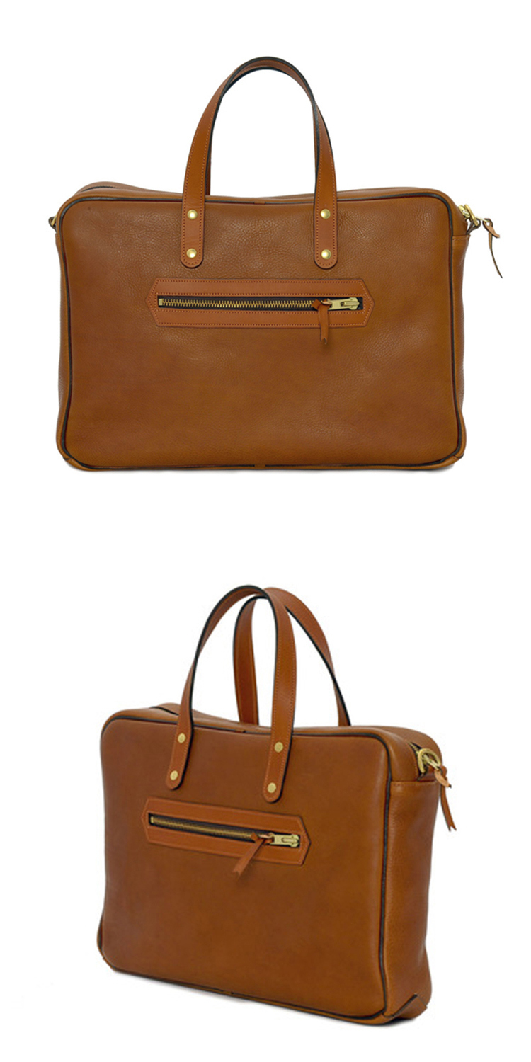 2017 Popular Brand Design Men Genuine Leather Briefcase Business Bag