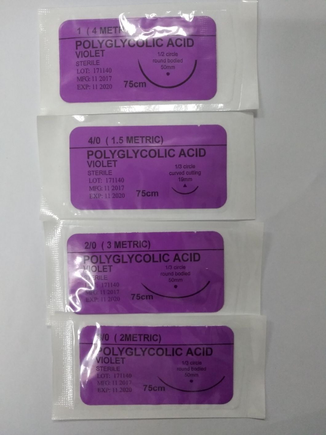 Polyglycolic Acid Braided Synthetic Absorbable Suture