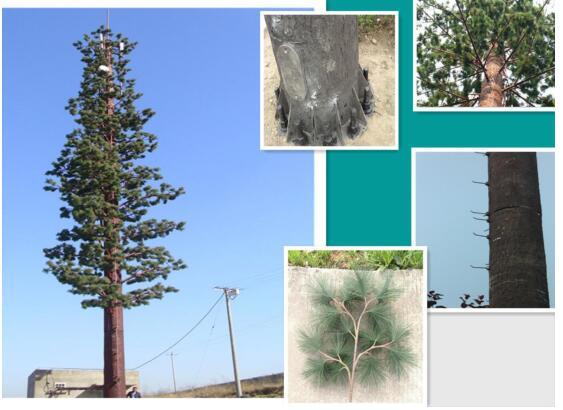 Telecommunication Tree Steel Monopole Tower/Camouflaged Pine Tree Tower