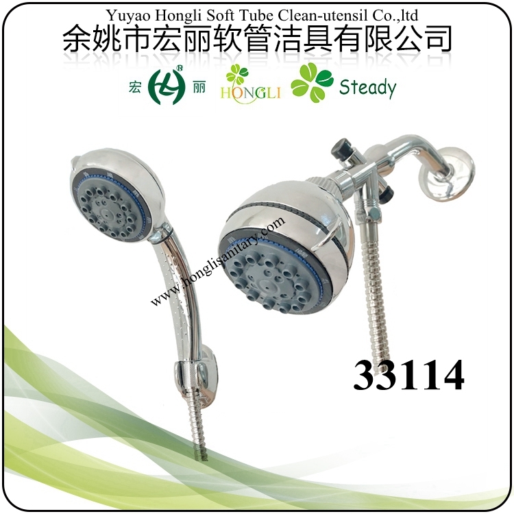 H-1017 Plastic Shower Head in Chrome Plated