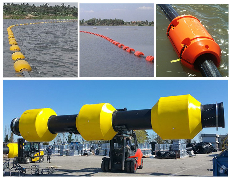 Floating Flanged HDPE Dredging Pipe 18 Inch for Dredger