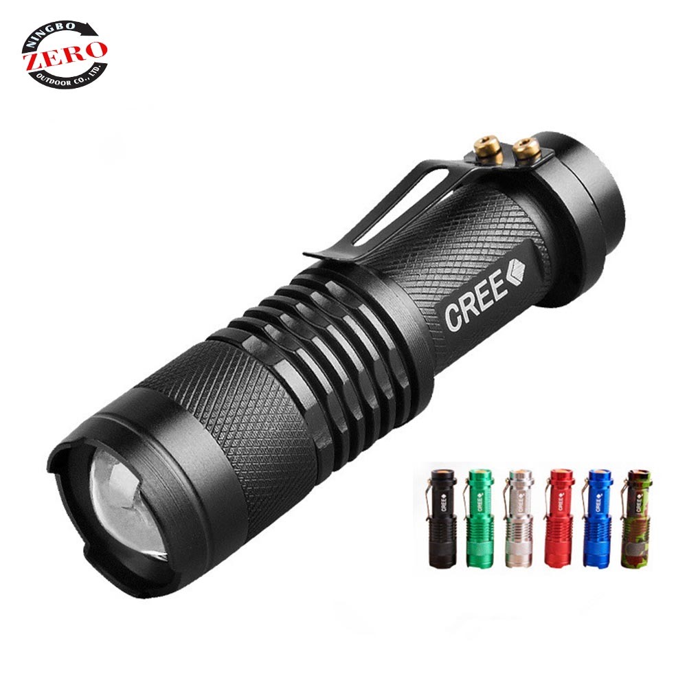 Mini Hand Police Sk68 Q5 LED Flashlight Brightest Mini Flashlight