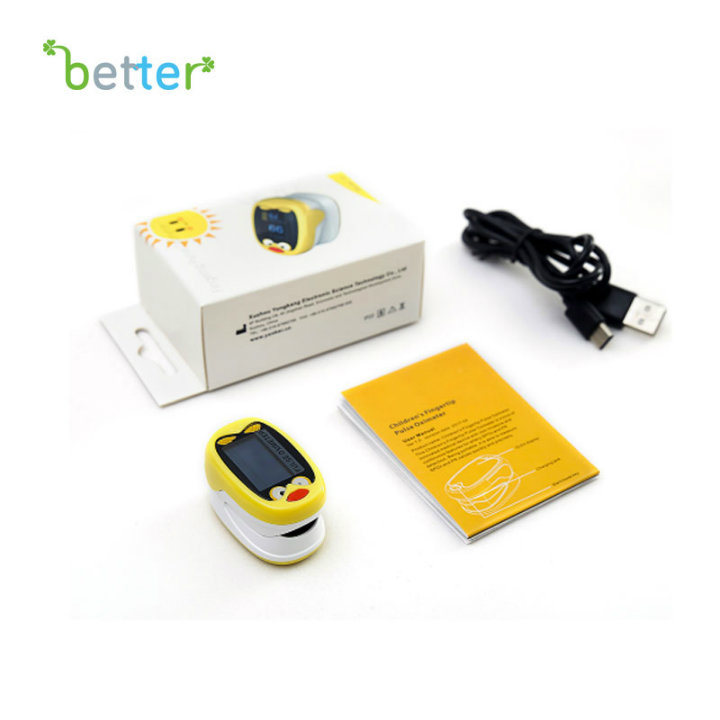 OLED Display Medical Finger Pulse Oximeter Pediatric Use with Ce