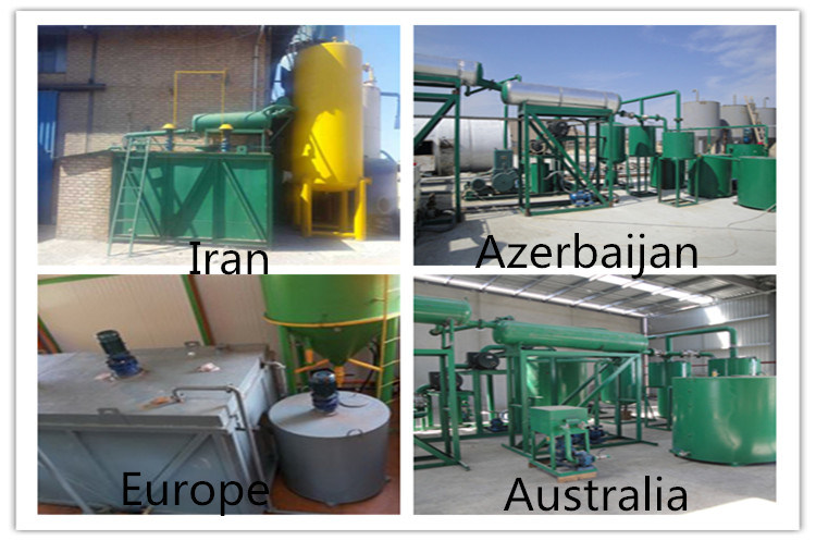 China Oil Recovery Waste Oil Recycling Black Oil Distillation Unit