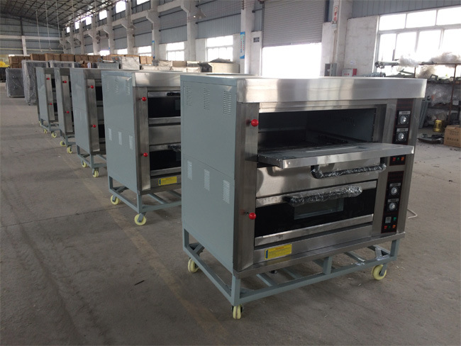 Factory Price Bakery Deck Gas Oven Double Decks Oven