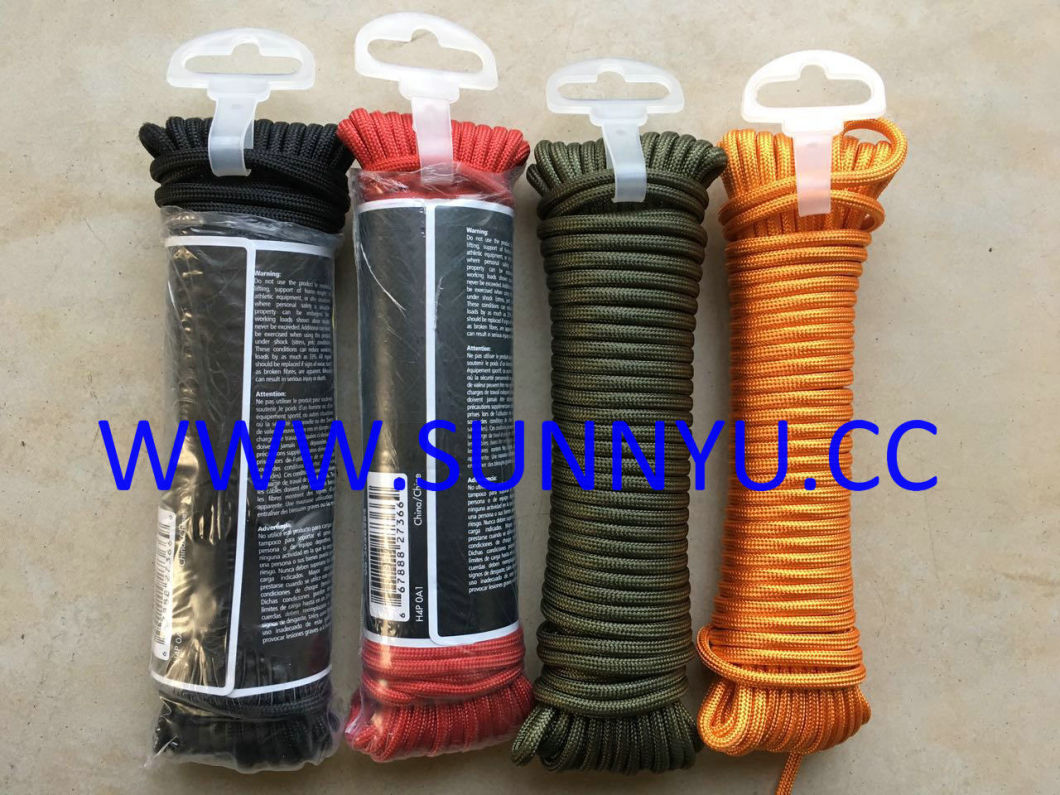 High Quality Colorful PP Solid Braided Rope