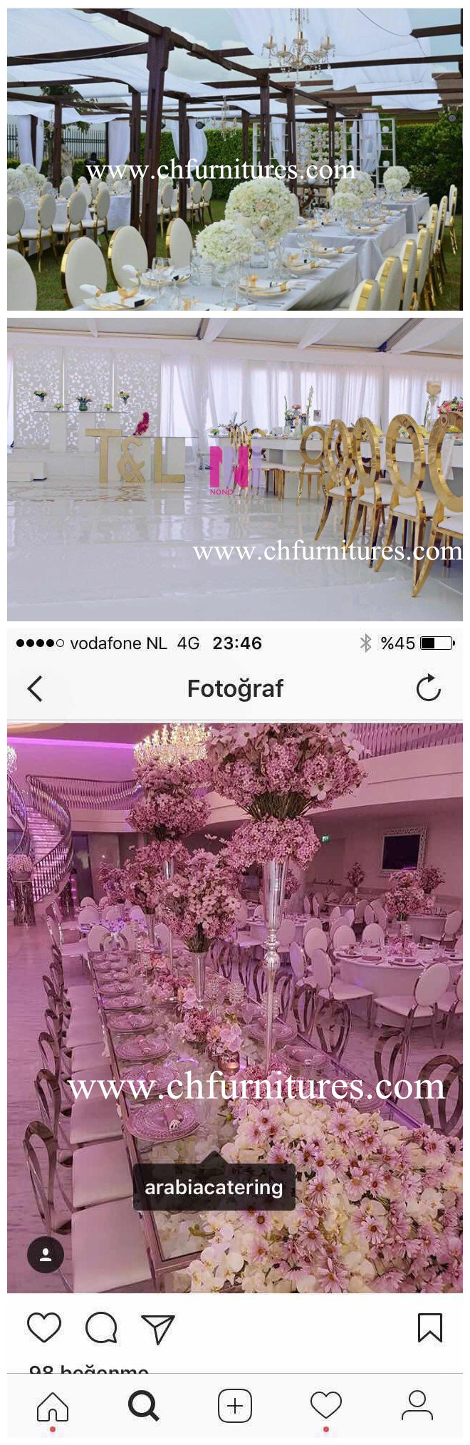 Chinese Stackable White Leather Hotel Banquet Wedding Rental Infiniti Stainless Steel Chair for Event and and Dining Room (YZ-SS133)