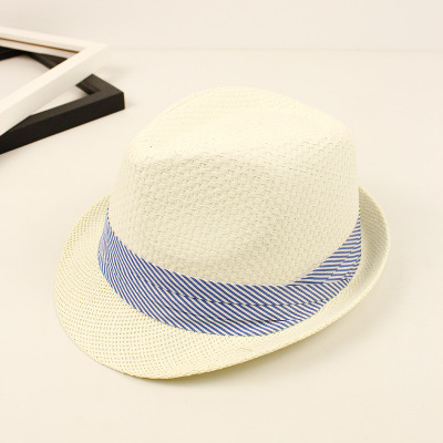 Custom Fashion Summer Fedora Paper Straw Hat Men