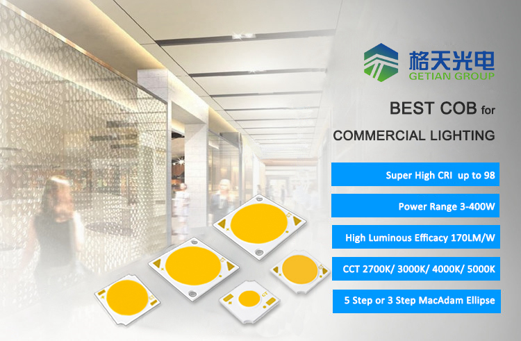 Mirror Surface Aluminum Base Warm White 18W LED COB