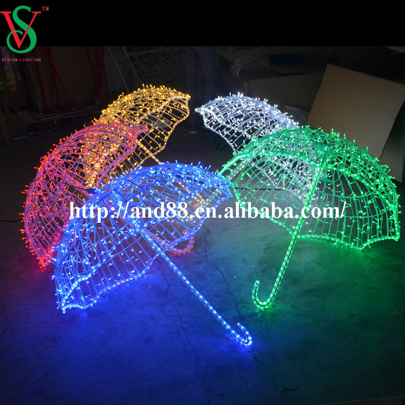 LED 3D Sculpture Light LED Umbrella Light