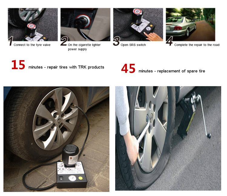 12V DC Portable Mini Auto Car Tire Inflator Pump with Ce Cetificate