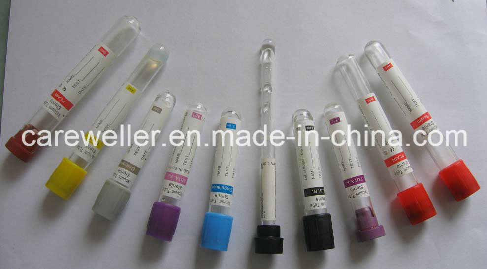 Disposable Vacuum Blood Collection Tube (PET, PP&Glass)