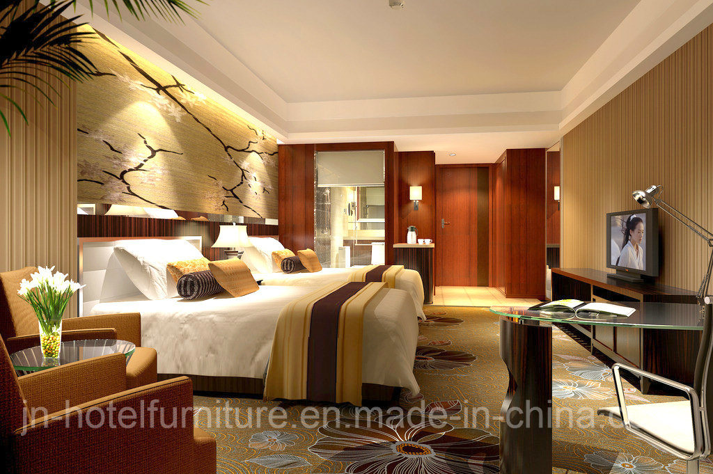 Modern Wooden Hotel Bedroom Furniture Set