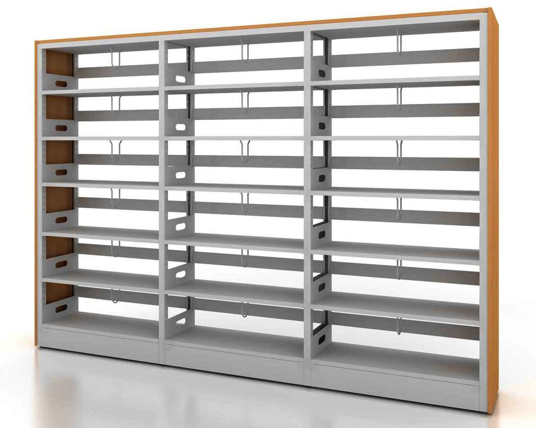 Knock Down Metal Rack Bookshelf for School Library with SGS