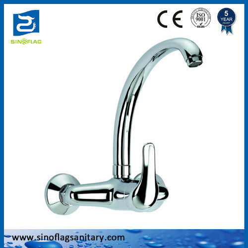 New Style Chrome Plated Brass Sink Body Kitchen Faucet Cheap Sanitary Ware