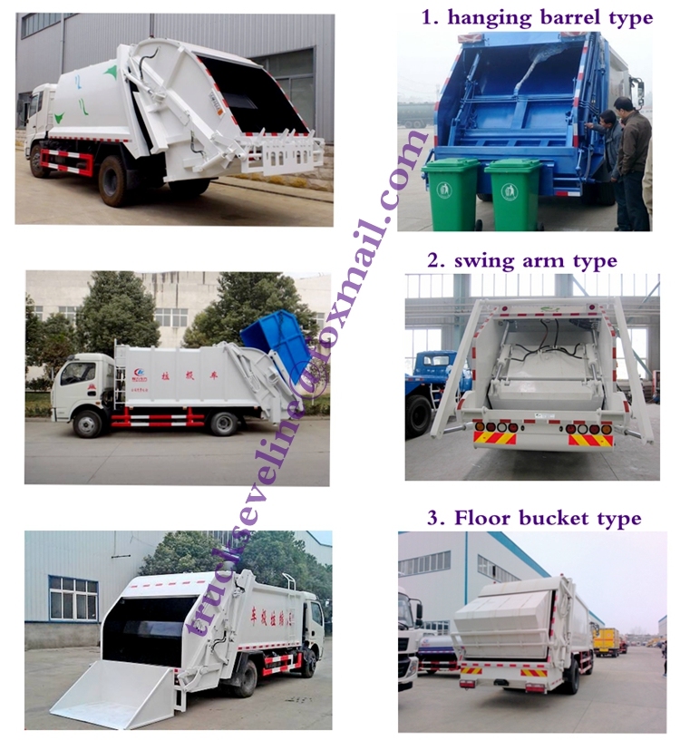 China Origin Compressed Rubbish Vehicle for Sale