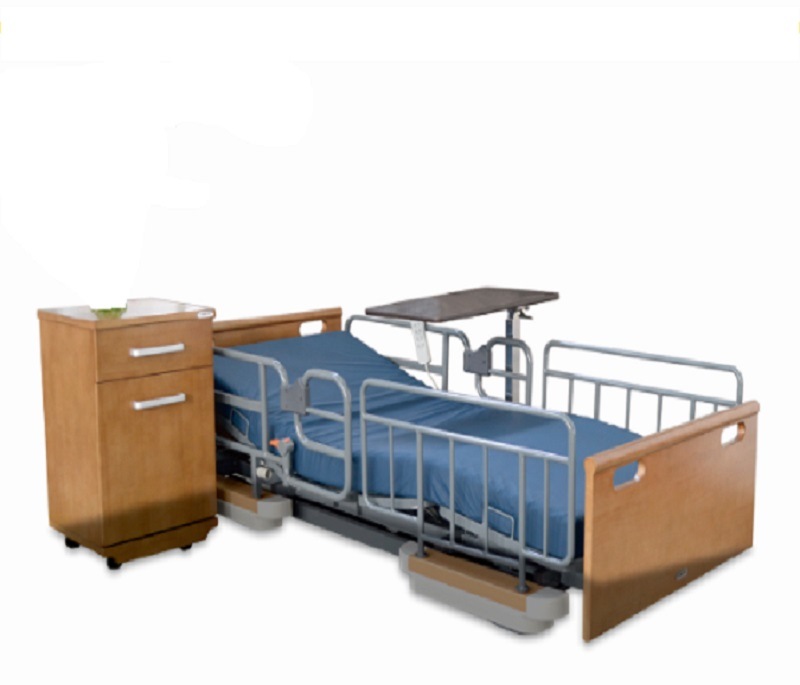 ICU 5 Function Electric Folding Hospital/Nursing Bed Adjustable