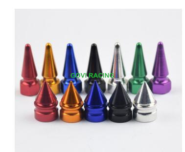 Smart Car Tire Valve Caps Aluminum Wheel Lug Nuts