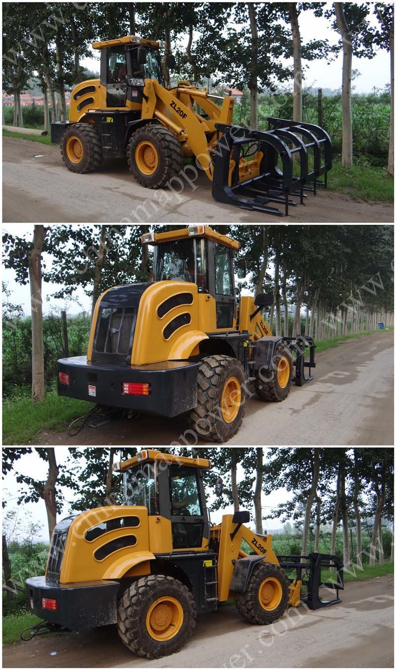Articulated Wheel Loader Zl20f with Kinds of Accessories