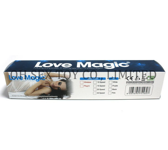 110V-250V Input Love Magic Wand Massager 20 Speeds Sex Toy Vibrator