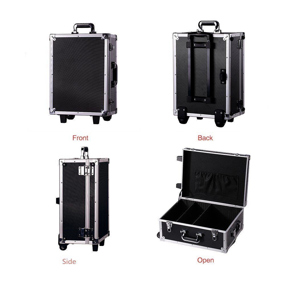 Hard Side Make up Rolling Barber Tool Cosmetic Trolley Case