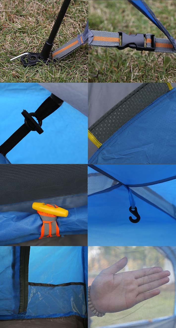 Double Layer Easy Handle Outdoor Camping Tents Beach Tents